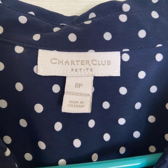 Half buttoned dress with stretchable belt - Picture 3 of 6